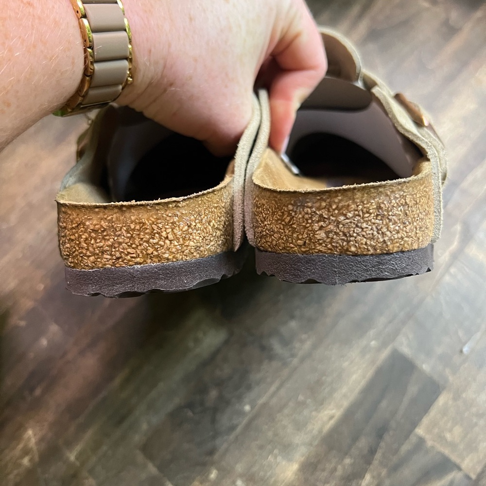 NWOT Birkenstock Boston Clog Taupe - Picture 6 of 11